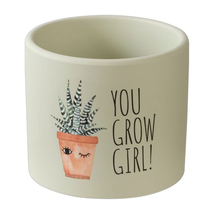 Botanica You Grow Girl Planter Pot