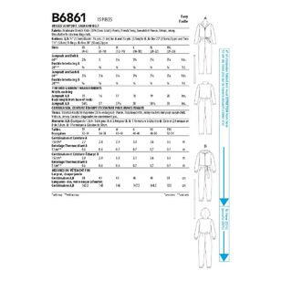 Butterick Sewing Pattern B6861 Misses' Jumpsuit, Sash and Belt A (XS - S - M - L - XL - XXL)