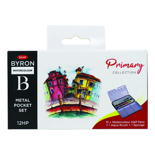 Jasart Byron Primary Watercolour Pocket Sets Primary