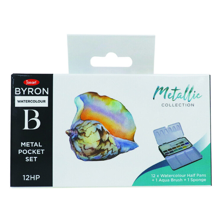 Jasart Byron Metallic Watercolour Pocket Sets