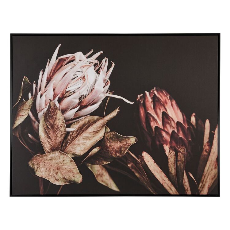 Native Floral Framed Print