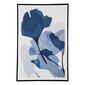 Watercolour Leaves #2 Framed Print Blue 40 x 60 cm