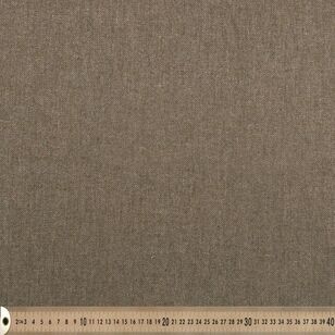 Plain 145 cm Wool Blend Suiting Fabric Bark 145 cm