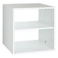 Francheville Stack Modular Cube With Shelf White