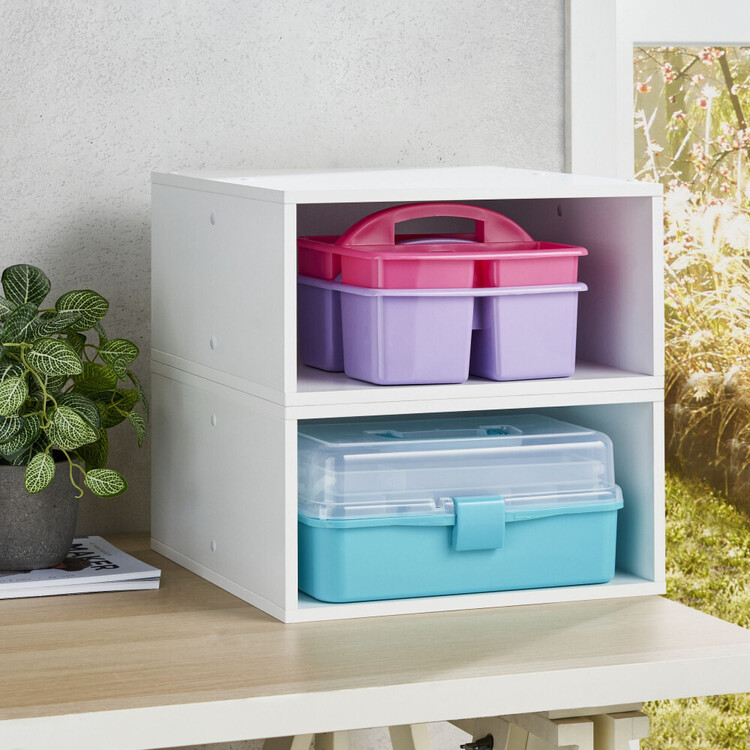 Francheville Stack Modular Half Cube White