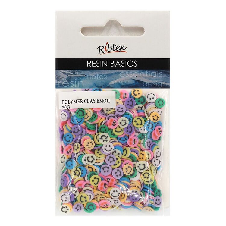 Ribtex UV Resin 20 g Polymer Clay Emoji Multicoloured 20 g