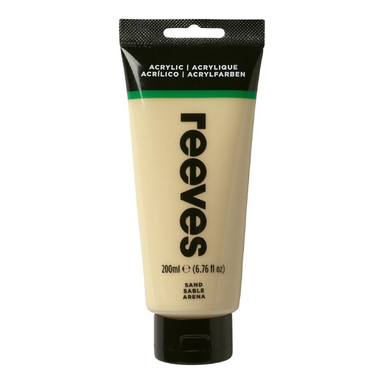 Reeves Artists Acrylic Paint Sand 200 mL