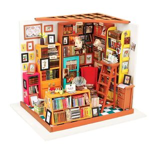 Robotime Rolife Sam's Study Mini House Kit Multicoloured
