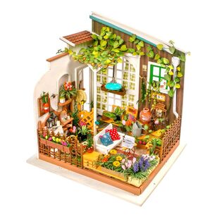 Robotime Rolife Miller's Garden Mini House Kit Multicoloured