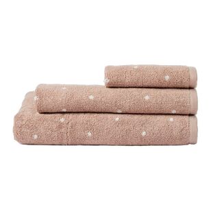 KOO Shelly Spot Towel Collection Concrete