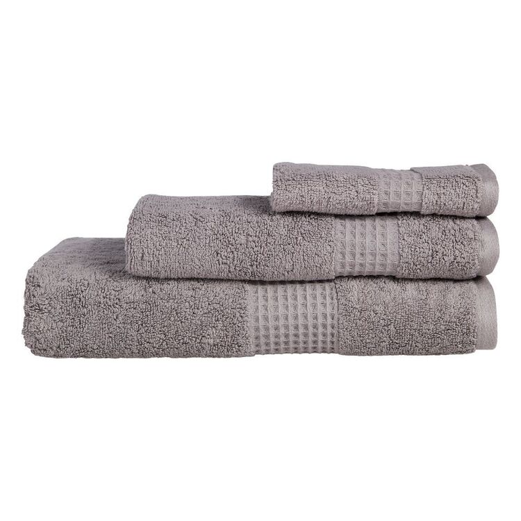Bambury Harlow Towel Collection Charcoal
