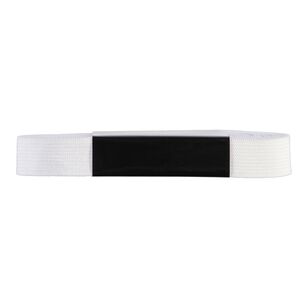 Timber & Thread Ribbed Elastic White 18 mm x 5 m
