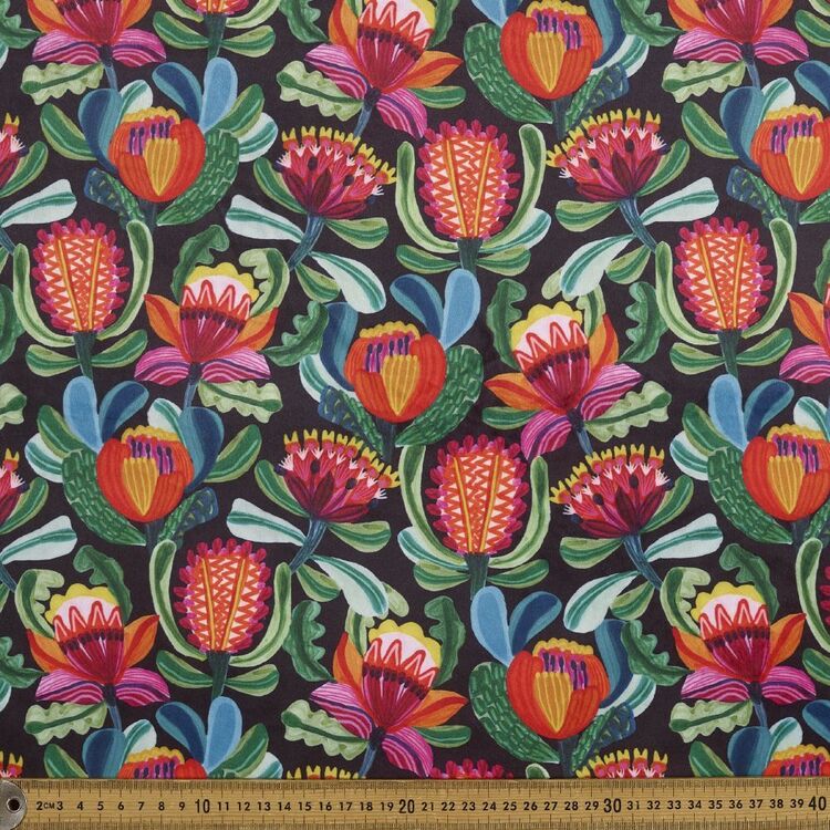 Kirsten Katz Botanica Printed 148 cm Minky Fleece Fabric
