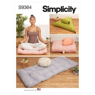 Simplicity Sewing Pattern S9364 Meditation Cushions One Size