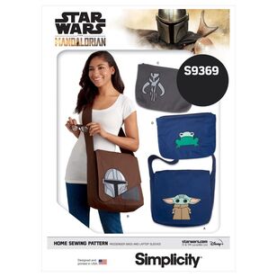 Simplicity Sewing Pattern S9369 Messenger Bags & Laptop Sleeves One Size