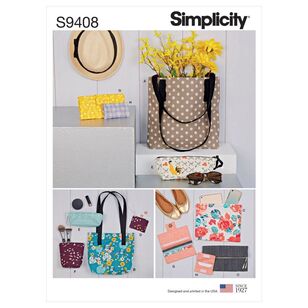 Simplicity Sewing Pattern S9408 Bags & Small Accessories One Size