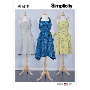 Simplicity Sewing Pattern S9419 Misses' Aprons X Small - X Large