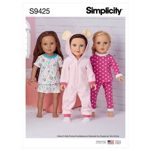 Simplicity Sewing Pattern S9425 18'' Doll Clothes One Size