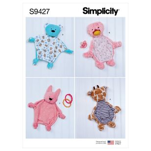 Simplicity Sewing Pattern S9427 Baby Sensory Blankets One Size
