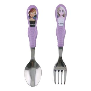 Disney Frozen 2 Cutlery Set Purple One Size