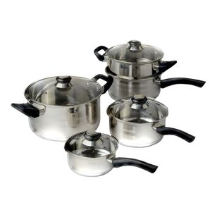 Culinary Co Tradition 4 Piece Cookware Set Stainless Steel