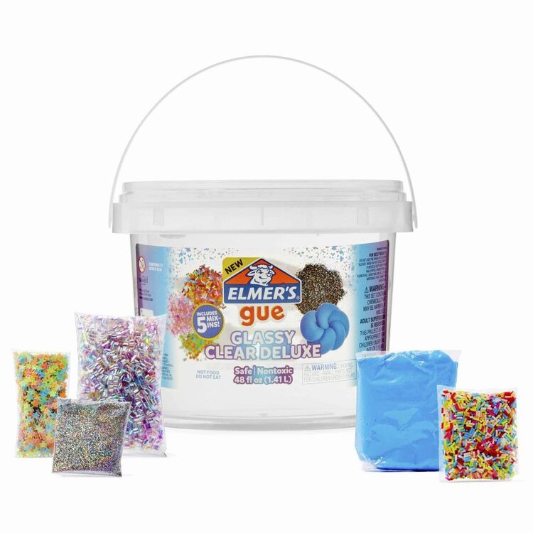  Elmer's Cosmic Shimmer Slime Kit, Contains Elmer's Cosmic  Liquid Glue and Elmer's Magical Liquid Slime Activator, 4 Count : Arts,  Crafts & Sewing