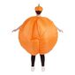 Spooky Hollow Adult Inflatable Pumpkin Costume Orange