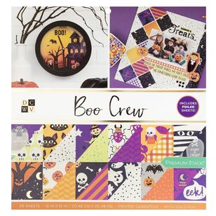 Die Cuts With A View Boo Crew 12 x 12 in Paper Pad Multicoloured 12 x 12 in