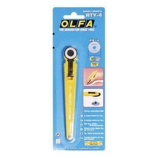 OLFA Intricate 18 mm Blade Rotary Cutter Yellow 18 mm