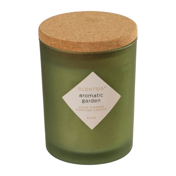 Scentsia Aromatic Garden 500 g Candle Jar With Cork Lid
