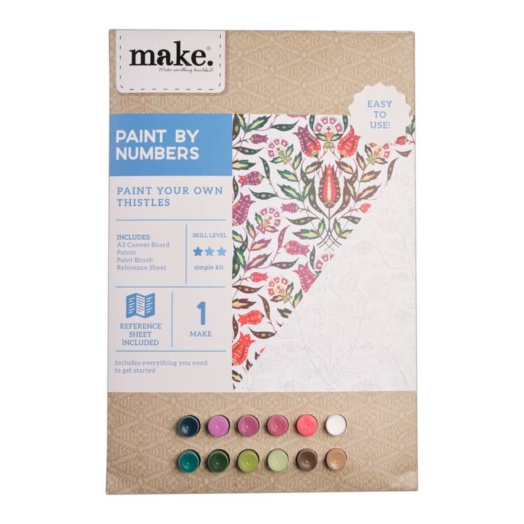 Make Thistles Paint By Numbers Kit