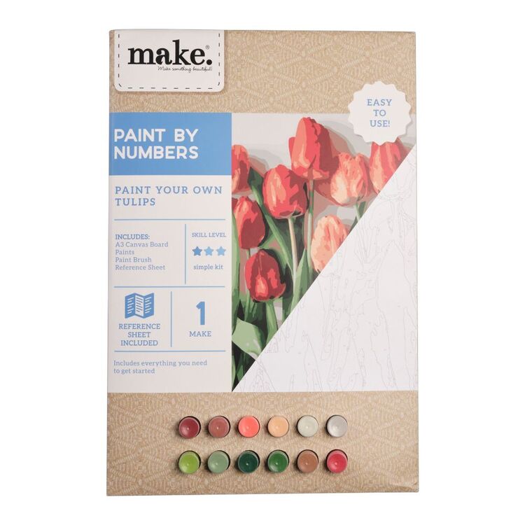 Make Tulips Paint By Numbers Kit