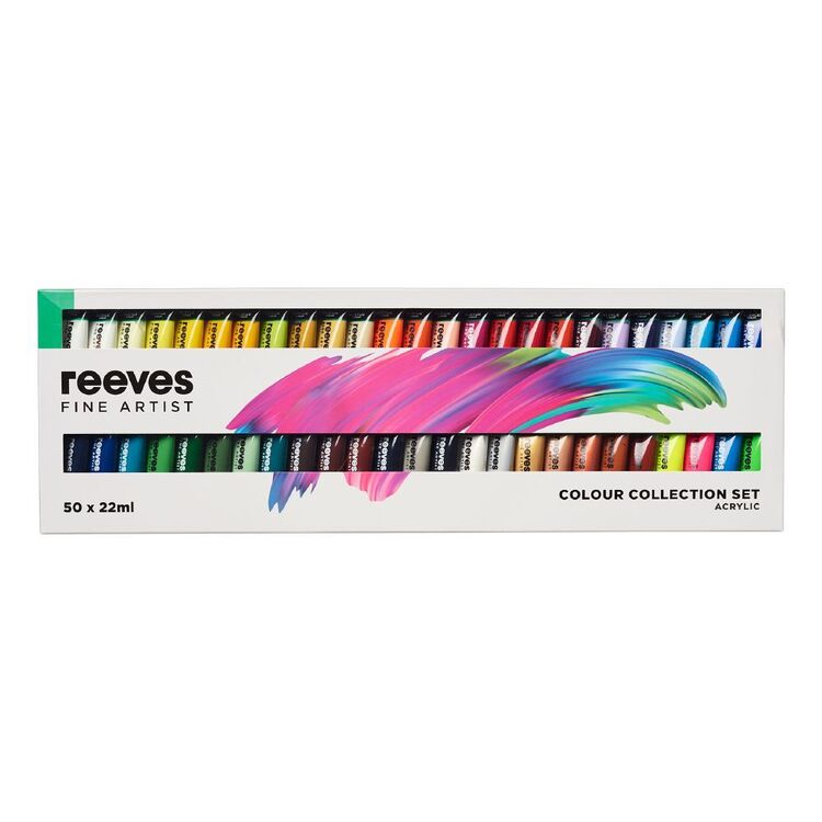 Reeves 22ml Acrylic Paint Set 50 Pack