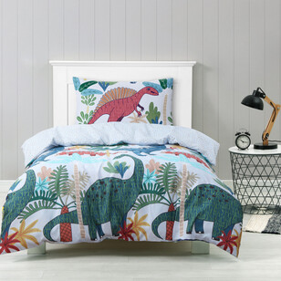 Ombre Blu Dino Quilt Cover Sets Blue