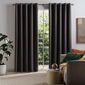 Emerald Hill Ambrose Blockout Eyelet Curtains Charcoal