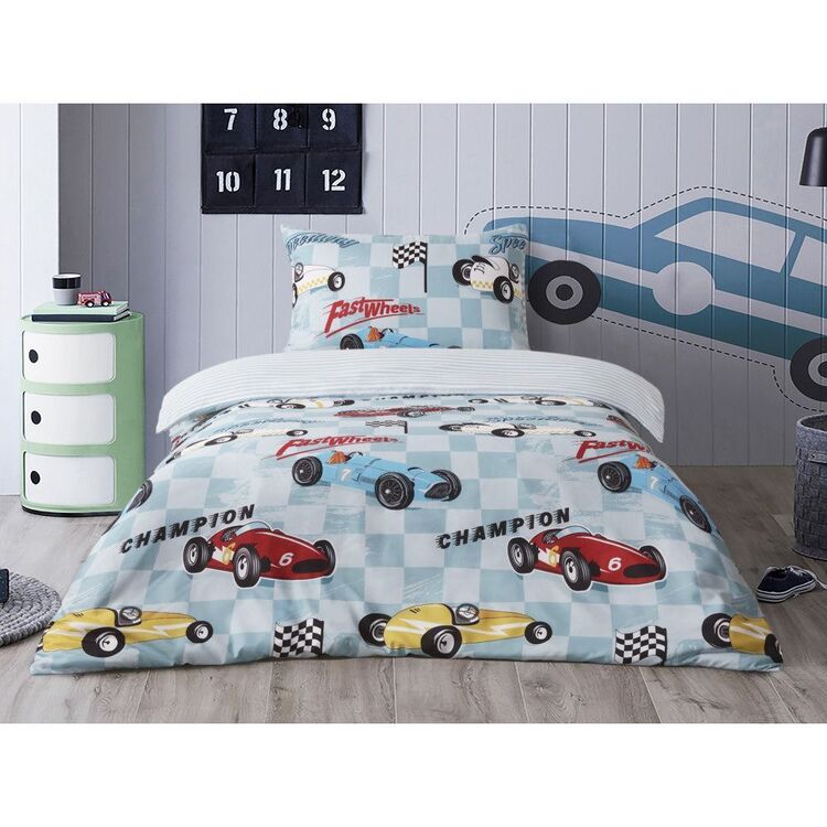 Kids House Speed Racer Quilt Cover Set