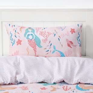 Kids House Mermaid Quilt Cover Set Pink