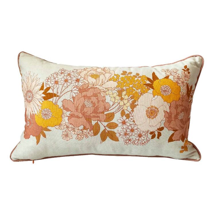 Ombre Home Classic Chic Ava Flora Printed Cushion