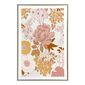 Ombre Home Classic Chic Ava Floral Framed Canvas Multicoloured 40 x 60 cm