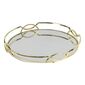 Ombre Home Classic Chic Metal Tray Gold 30 cm