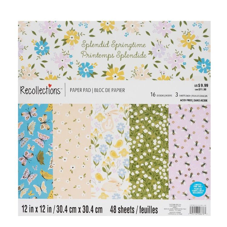 Recollections Springtime Paper Pad
