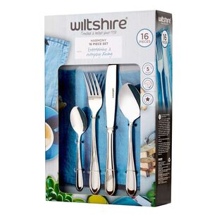 Wiltshire Harmony Cutlery Set 16 Piece Silver