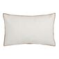 Bouclair Mellow Monochrome Arlo Lumbar Cushion White 36 x 56 cm