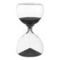 Bouclair Mellow Monochrome Hour Glass Ornament Black 8.5 x 15.5 cm