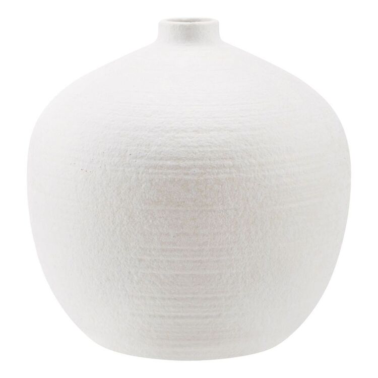 Bouclair Mellow Monochrome Ceramic Bulb Vase