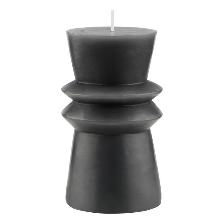 Bouclair Mellow Monochrome Pillar Candle