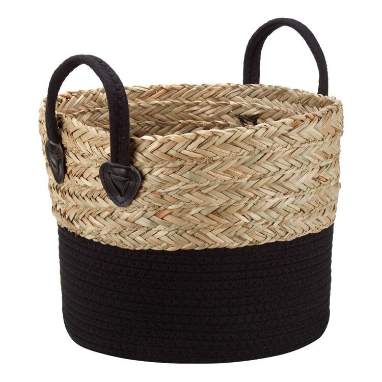 Bouclair Mellow Monochrome 30 x 26 cm Seagrass Basket
