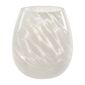 KOO Speckle Glass Vase White 18 x 20 cm