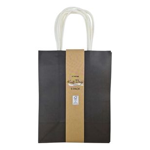 Artwrap Mix Paper Kraft Bag 5 Pack Black