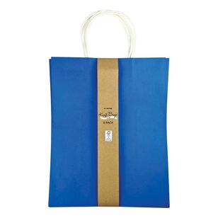 Artwrap Mix Paper Kraft Bag 5 Pack Blue